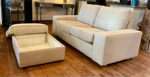 Finnala 2 Seater Sofa & Storage Ottoman