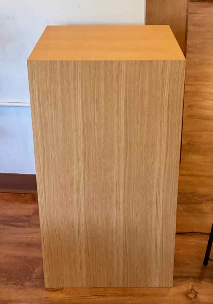 Light Finish Box Pedestal