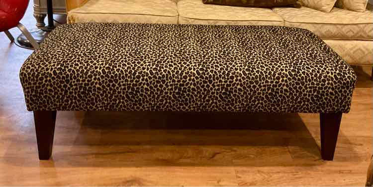 Leopard Print Bench