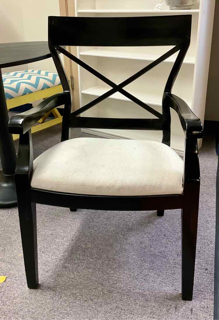 Contemporary X Back Arm Chair