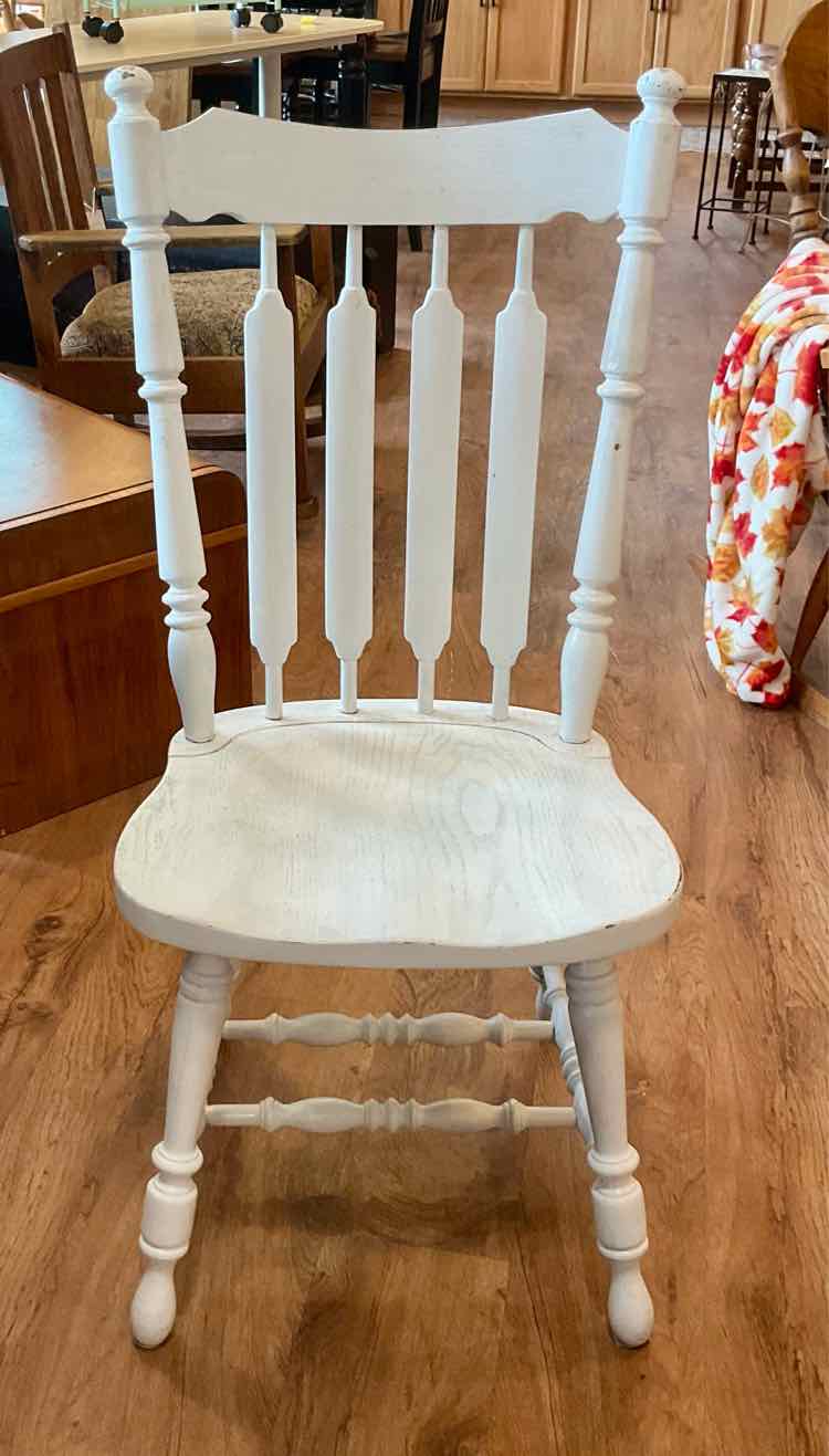 Hand Painted Vintage Arrow Back Dining Chair
