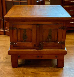 Rustic Pine End Table