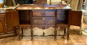 Antique Jacobean Style Sideboard