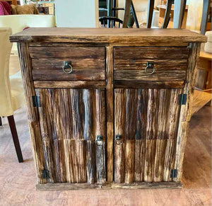 Rustic Primitive Reclaimed Wood Cabinet
