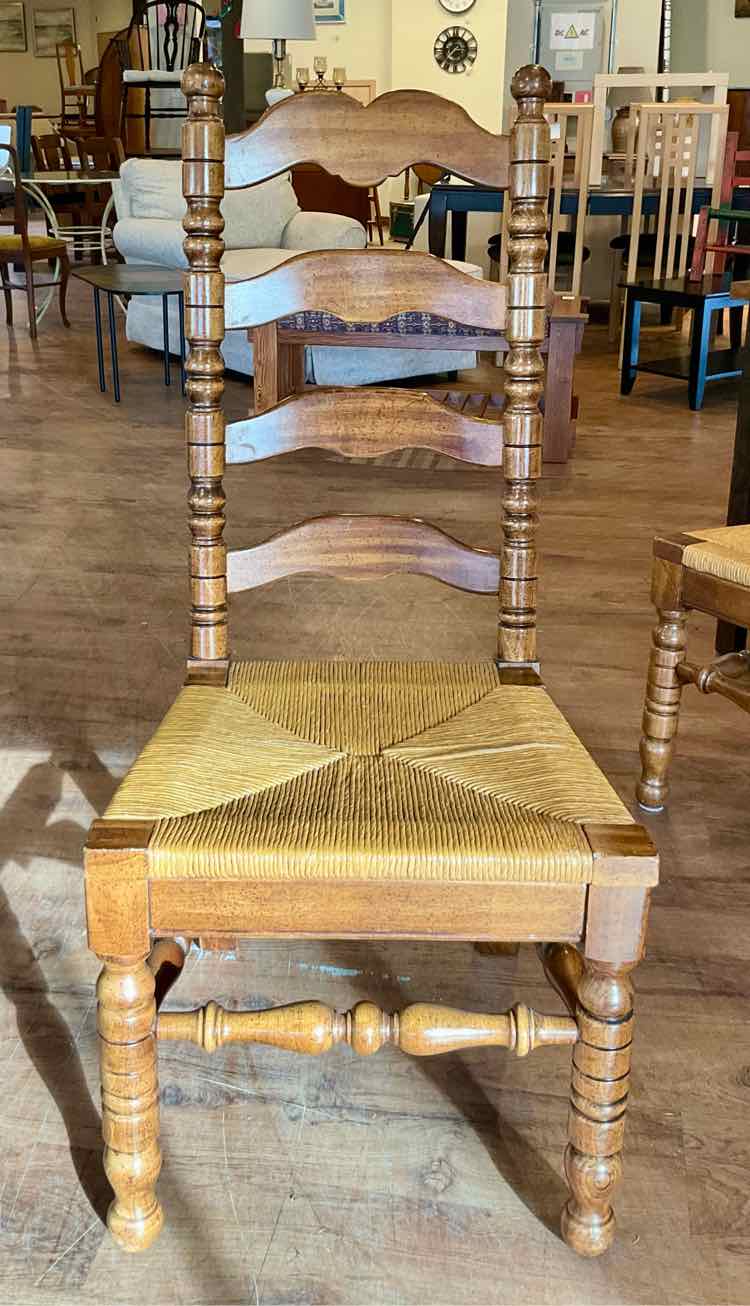 Country Cottage Rush Seat Ladder Back Chair