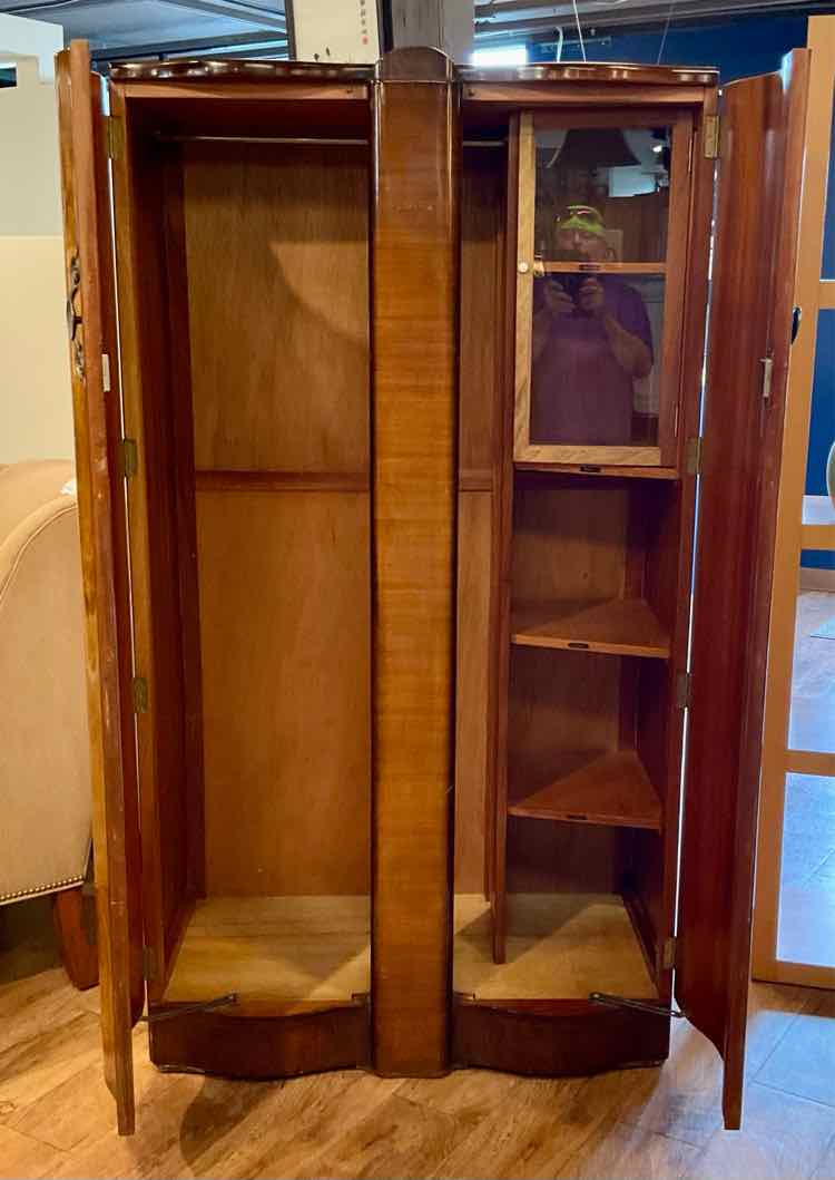 Vintage Apartment Size Wardrobe w/ Key