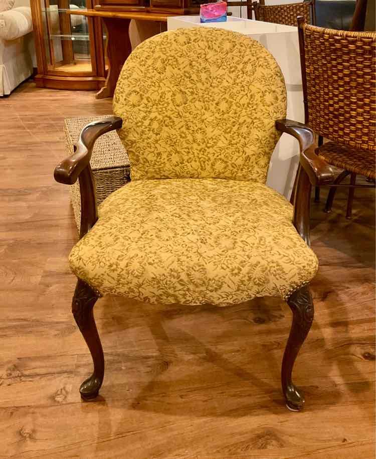 Vintage French Bergere Chair