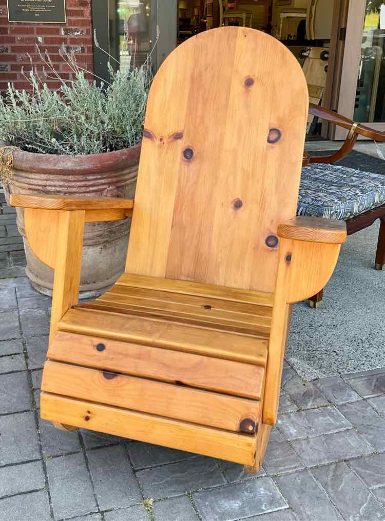 Locally Crafted Knotty Pine Indoor/Outdoor Rocking Chair