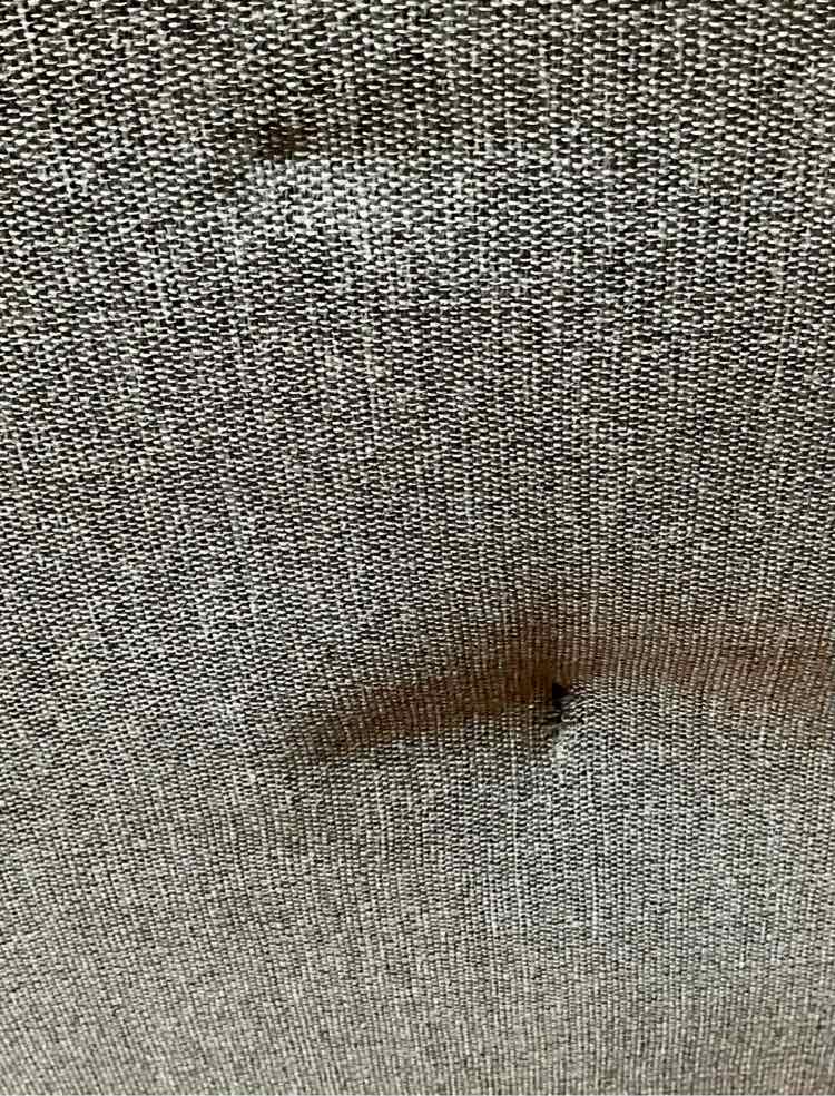 Michael Nicholas Designs 2 PC Reversible Chaise Sectional w/ Ottoman (As Is )