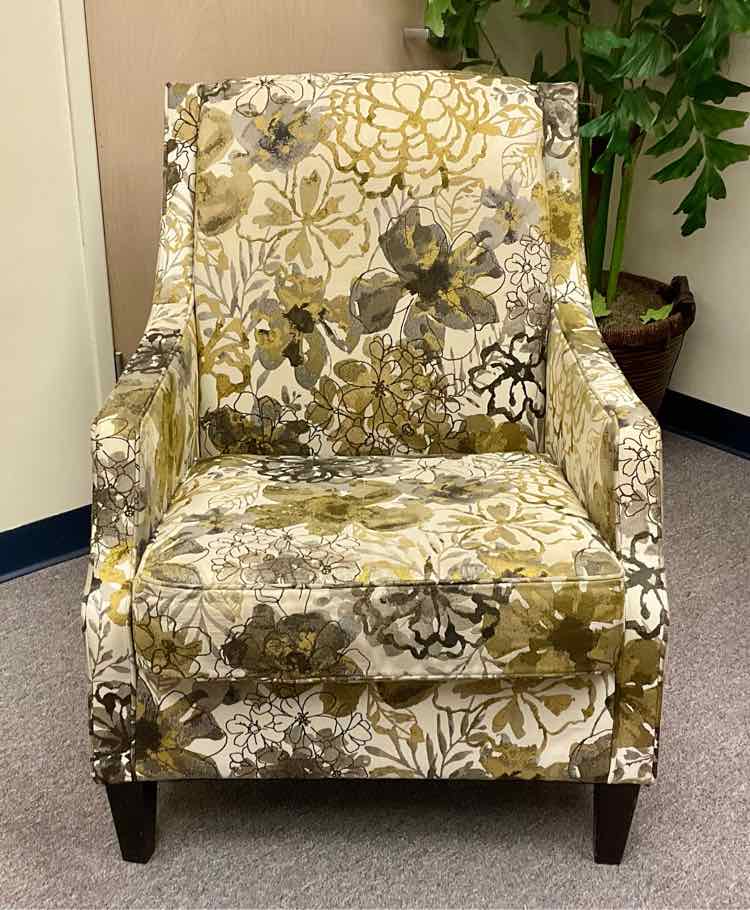 Mandee Pewter Accent Chair