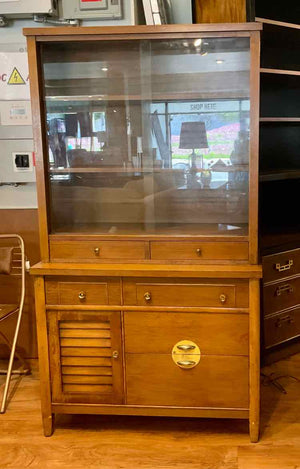 Petite MCM 1960's Hoosier Style Hutch