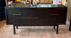 Modern Crate & Barrel High-Leg Sideboard