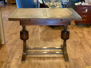 Vintage 1950's Snap Leaf Trestle Table