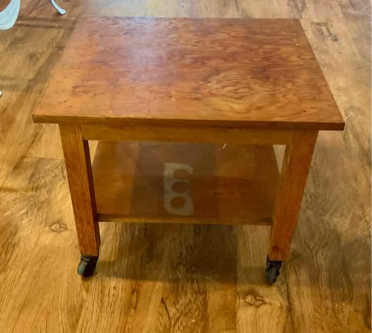 Vintage 2-Tiered Shop Cart