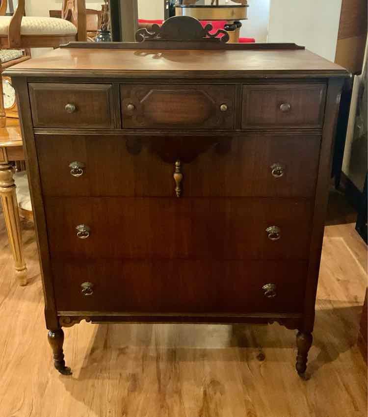 6 Drawer Early 1900&#39;s Luger Dresser