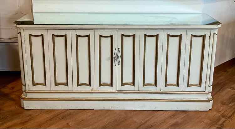 Vintage Weathered Vallejo Style Credenza