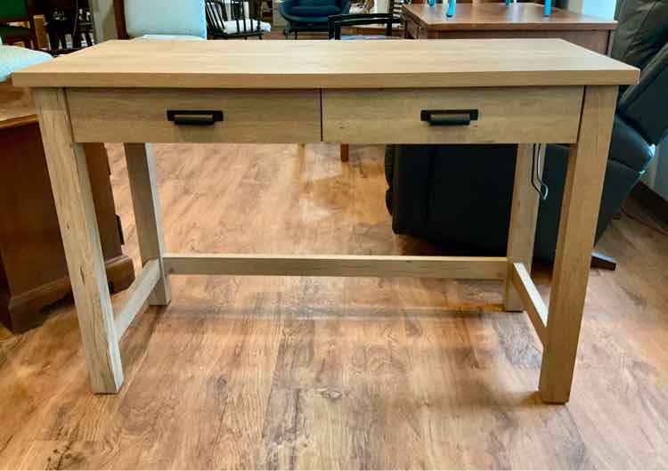 2 Drawer Mission Style Writing Desk w/ USB Port