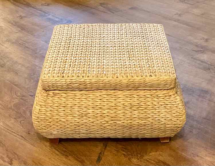 Woven Seagrass Floor Storage Basket