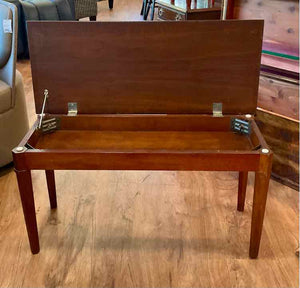 Walnut Piano Bench