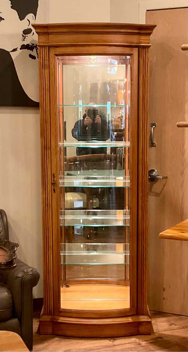 Illuminated Curio Cabinet