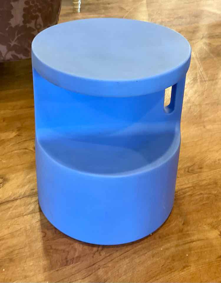 OFFI Tote Table/Stool in Blue