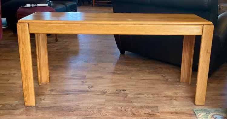 Retro Oak Console Table