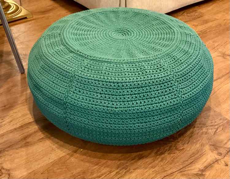 Otteron Crocheted Pouf