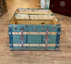 Antique World Traveler Steamer Trunk