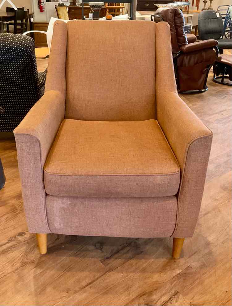 Modern Warm Almond Club Chair By Best Chairs Inc.