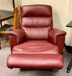 Oxblood Red Powered Rocking Recliner