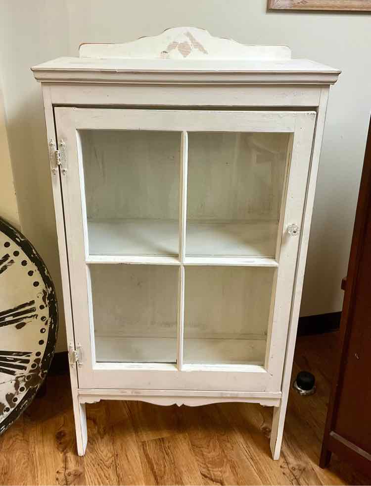 Vintage Farmhouse Pie Safe Cabinet