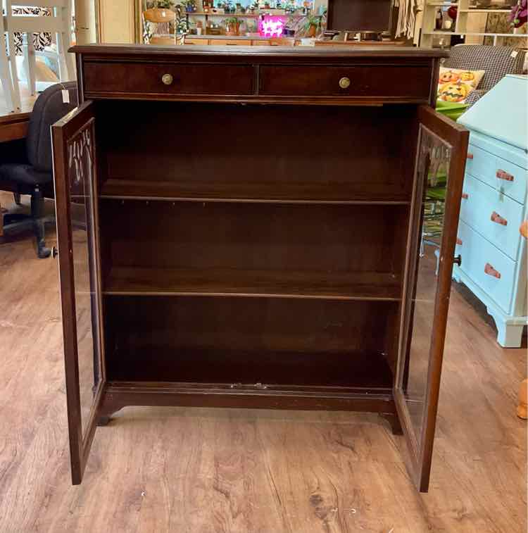 Antique Mahogany Book Cabinet