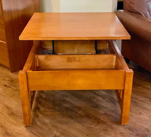 Mission Style Lift Top Coffee Table