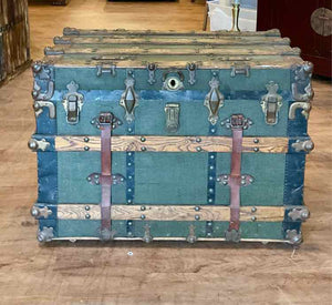 Antique World Traveler Steamer Trunk