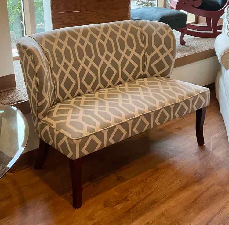 Patterned Settee