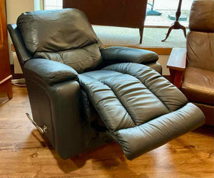 La-Z-Boy Grayson Midnight Blue Rocking Manual Recliner