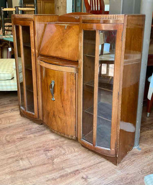 Art Deco Secretary Desk/Cocktail Bar