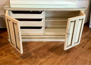 Vintage Weathered Vallejo Style Credenza