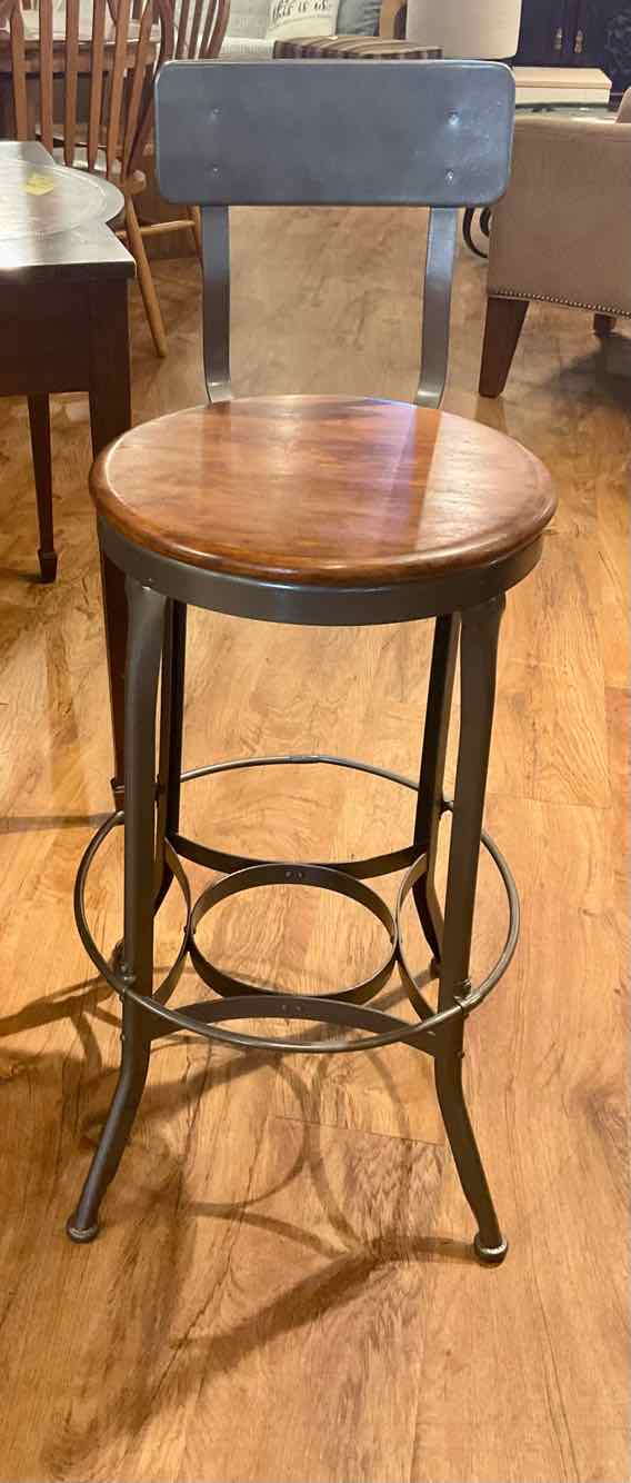 Vintage Toledo Metal Furniture Co. Shop Stool