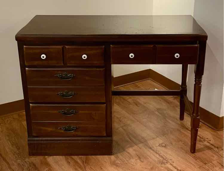 Dark Finish Desk