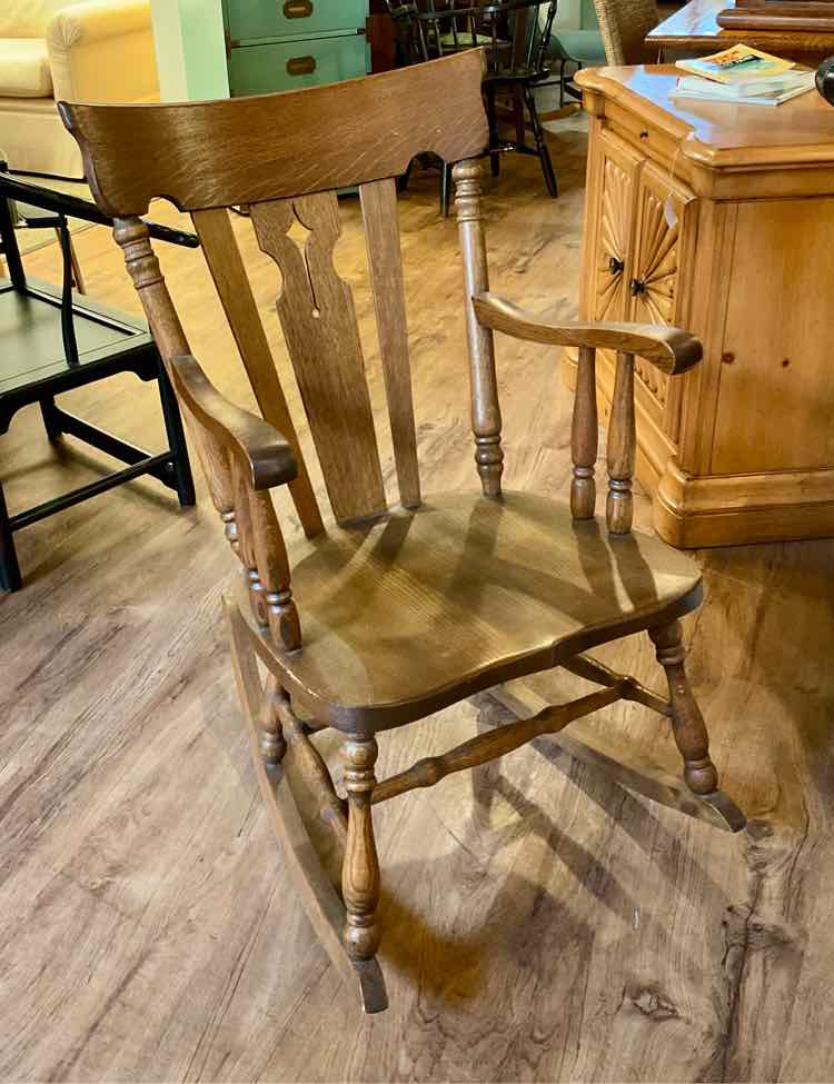 Great Granddad&#39;s Vintage Oak Rocker
