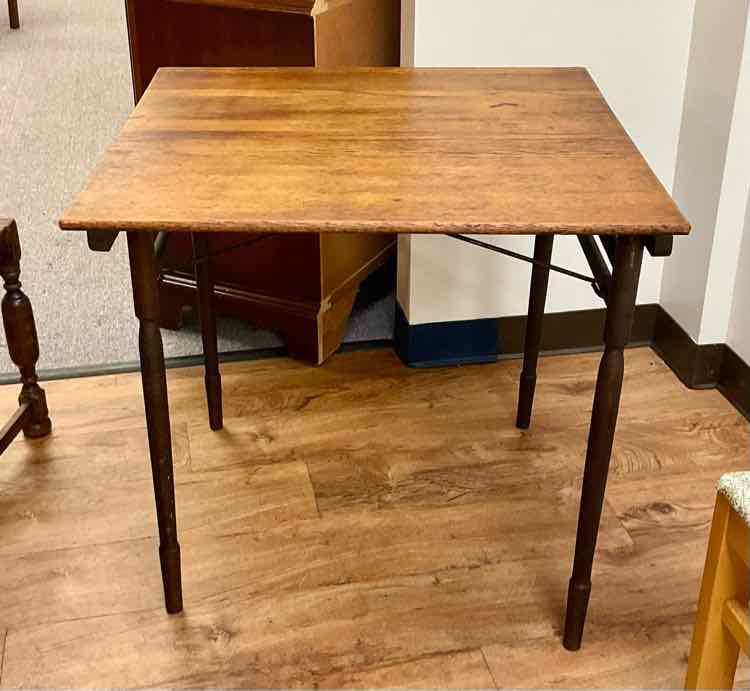 Vintage Folding Game Table