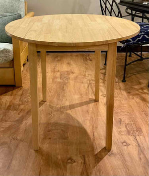 Natural Drop Leaf Kitchen Table