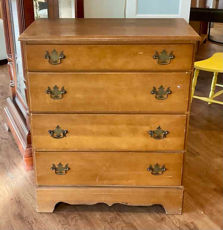 4 Drawer Maple Dresser