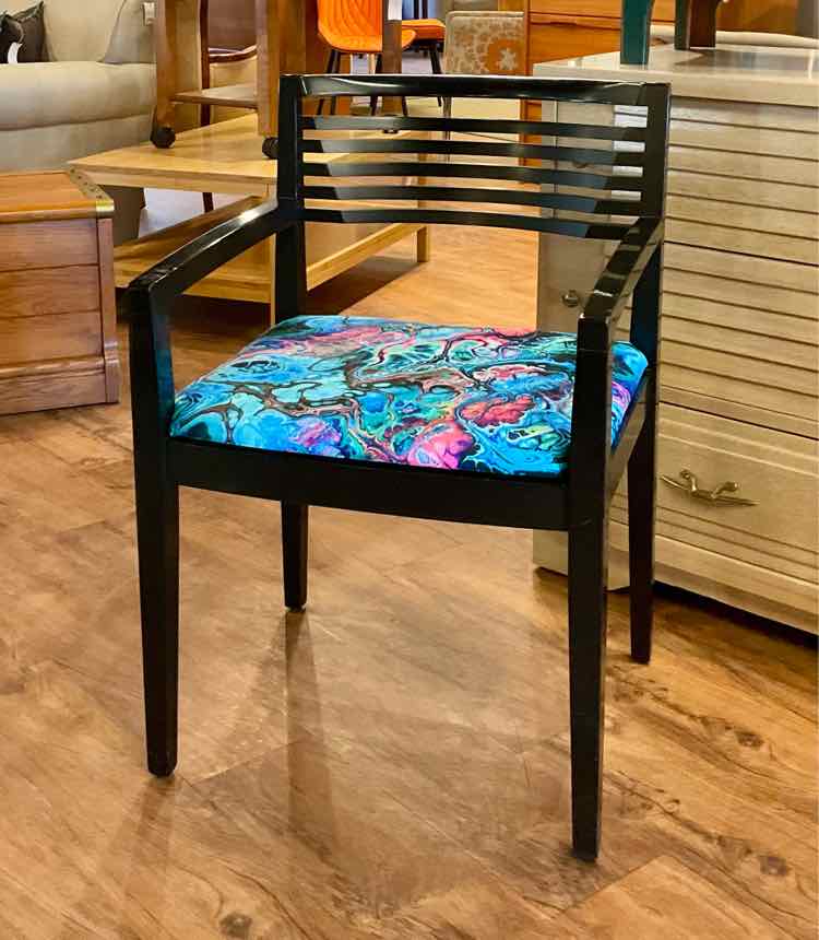 Upcycled Vintage 1990 Knoll Studio Ricchio Chair