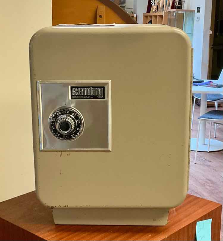 Vintage SentrySafe Floor Fireproof Safe w/ Combination