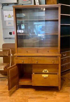 Petite MCM 1960's Hoosier Style Hutch
