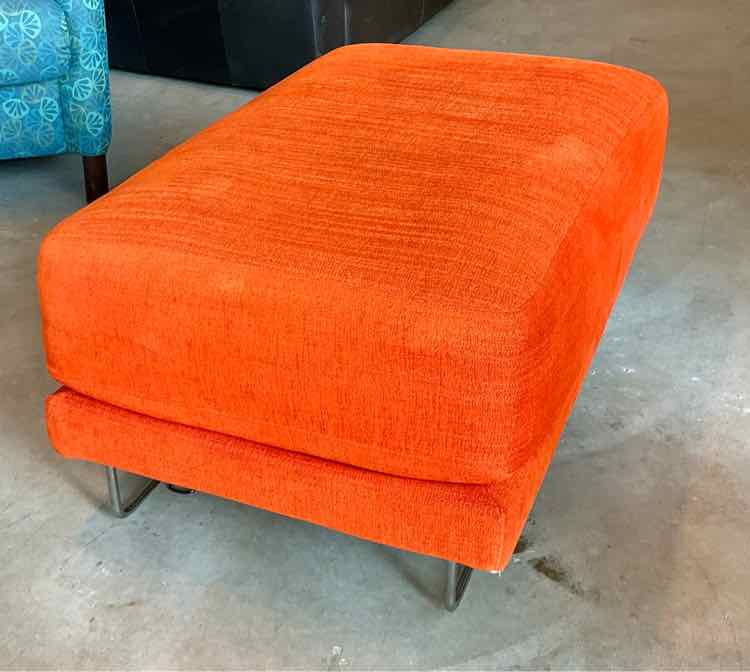 Tangerine Ottoman