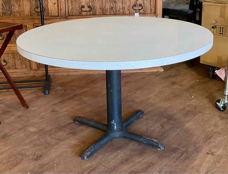 White Top Round Table