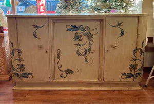 Upcycled Vintage Venetian Style Credenza